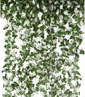 6Pcs x 8.2FT Artificial Flower Garland Floral Rose Vine Decor, White Flower