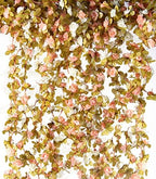 6Pcs x 8.2FT Artificial Flower Garland Rose Vine Decor, Fall Pink Flower
