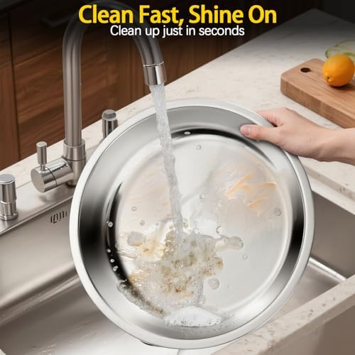 6QT Chafing Dishes for Buffet 4 Pack with Glass Lid, alternate view 5