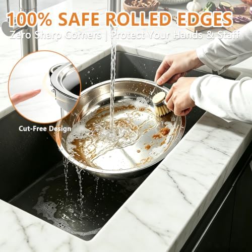 6QT Round Chafing Dishes for Buffet, Small Food Warmer for Parties Buffet in Silver, alternate view 4