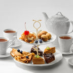 6Set 2-Tier Gold Leaf Metal Cake Stand Hardware for Dessert Display in As shown in the picture, alternate view 2