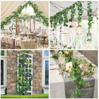 6Strand Artificial Ivy Greenery Garland Silk Fake Vines Plant 6.3Ft, alternate view 3
