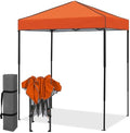6x4 Instant Pop Up Canopy Tent, Orange