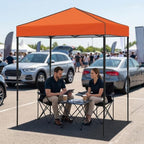6x4 Instant Pop Up Canopy Tent, Orange, alternate view 2