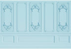 6x4ft Light Blue Vintage Room Inside Backdrop European Frame Modern House French Castle Cementery Wall Retro