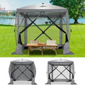 6x6 FT Pop up Gazebo Tent, Screen Tent with Sidewalls, Waterproof Portable Outdoor Small Screen Tents Sun