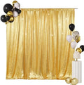 6x6ft Gold Sequin Backdrop for Photography Shimmer Background in 6FT x 6FT in Gold