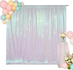 6x6ft Iridescent Sequin Backdrop for Photography Shimmer in 6FT x 6FT in Iridescent
