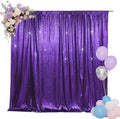 6x8ft Purple Sequin Backdrop for Photography Shimmer in 6FT x 8FT in Purple