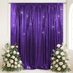 6x8ft Purple Sequin Backdrop for Photography Shimmer in 6FT x 8FT in Purple, alternate view 5