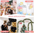7.2/6.6/6Ft White Arch Backdrop Stand Set 3 for Wedding Party Balloon in 7.2FT/6.6FT/6Ft in White, alternate view 7