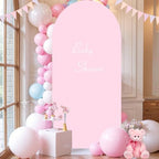 7.2 ft Arch Backdrop Cover Pink - Double-Sided Spandex Arch Covers Stretchy Backdrop for Balloon Arches Birthday, alternate