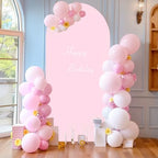 7.2 ft Arch Backdrop Cover Pink - Double-Sided Spandex Arch Covers Stretchy Backdrop for Balloon Arches Birthday, alternate