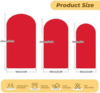 7.2 ft Arch Backdrop Cover Red - Double-Sided Spandex Arch Covers Stretchy Backdrop for Balloon Arches Birthday, alternate