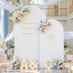 7.2 FT Arch Backdrop Cover Stretchy White Arch Covers Elastic Spandex Fabric for Chiara Backdrop Stand, Wedding, alternate