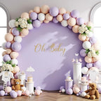 7.2 FT Lavender Round Backdrop Cover for 5 to 7.2ft Circle Stand - Adjustable Polyester Arch Backdrop Cover for, alternate