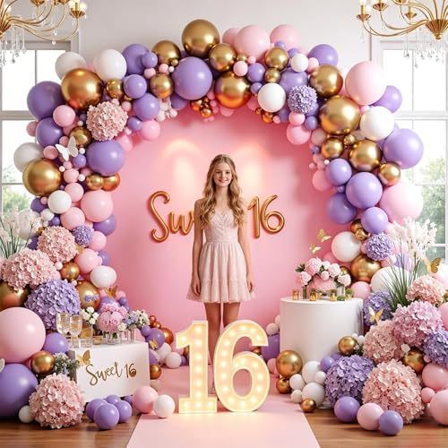 7.2 FT Pink Round Backdrop Cover for 5 to 7.2ft Round Backdrop Stand - Adjustable Circle Arch Backdrops Cover, alternate view