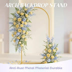 7.2 FT Wedding Arch Backdrop Stand, Stable Heavy Duty Metal Wedding Arch Frame for Ceremony, Reinforced Balloon, alternate