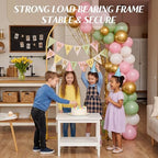 7.2 FT Wedding Arch Backdrop Stand, Stable Heavy Duty Metal Wedding Arch Frame for Ceremony, Reinforced Balloon, alternate