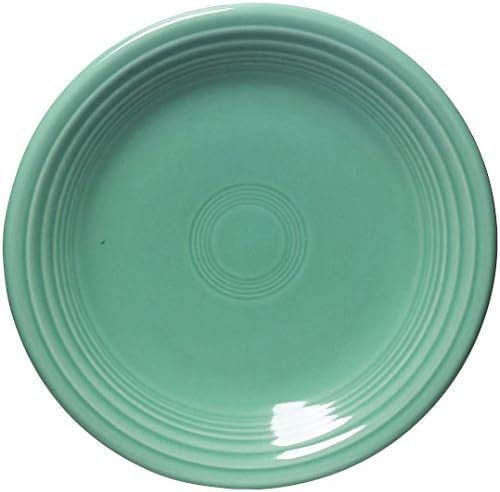 7.25" Round Salad Plate | Turquoise in 7 1/4 inches in Turquoise