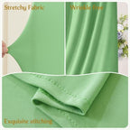 7.2FT 6.6FT 6FT Arch Backdrop Covers, Set of 3 Sage Green Draped Arch Covers Ruffled Ripple Stretchy Backdrop, alternate view