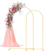 7.2FT+6FT Arch Wedding Arch Backdrop Stand, Heavy Duty Metal Arch Frame for Balloons, Flowers & Fabric, Event, alternate view