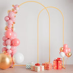 7.2FT+6FT Arch Wedding Arch Backdrop Stand, Heavy Duty Metal Arch Frame for Balloons, Flowers & Fabric, Event, alternate view