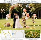 7.2FT, 6FT Balloon Arch Backdrop Stand Set of 2, alternate view 4