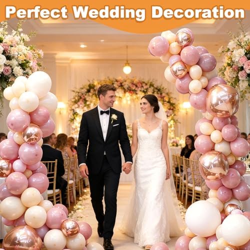 7.2ft and 5.9ft Half Balloon Arch Stand Kit with Heavy Duty Base, Comes with 8 Water Filling Bags - Metal Frame, alternate