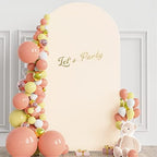 7.2FT Arch Backdrop Cover Beige Arch Covers Stretchy Backdrop, alternate view 2