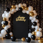 7.2FT Arch Backdrop Cover Black and Red One Piece Double Color in 7.2 FT in Black and Red, alternate view 6