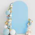 7.2FT Arch Backdrop Cover Dusty Blue Arch Covers Stretchy Backdrop