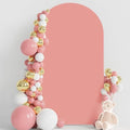7.2FT Arch Backdrop Cover Dusty Rose Arch Covers Strethy Backdrop