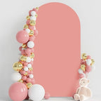 7.2FT Arch Backdrop Cover Dusty Rose Arch Covers Strethy Backdrop