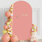 7.2FT Arch Backdrop Cover Dusty Rose Arch Covers Strethy Backdrop, alternate view 3
