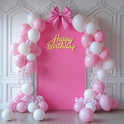 7.2FT Arch Backdrop Cover Light Pink & Rose One Piece Double Color in 7.2 FT in Light Pink and Rose Pink, alternate view 6