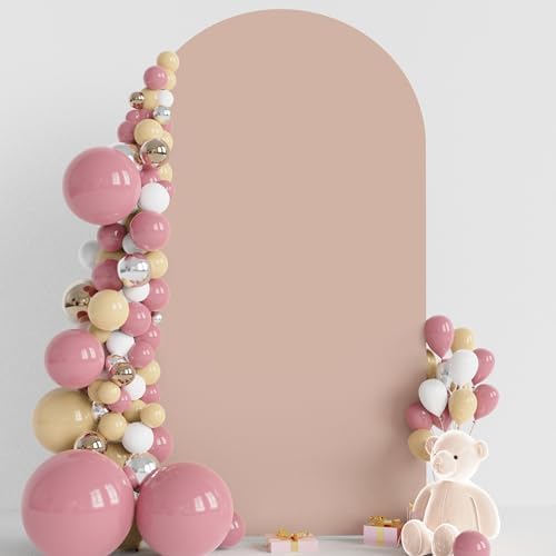 7.2FT Arch Backdrop Cover Nude Arch Covers Stretchy Backdrop