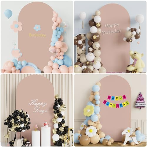 7.2FT Arch Backdrop Cover Nude Arch Covers Stretchy Backdrop, alternate view 5