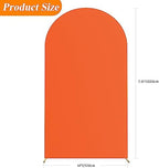 7.2FT Arch Backdrop Cover OrangeRed Arch Covers Stretchy Backdrop, alternate view 3