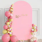 7.2FT Arch Backdrop Cover Pink Arch Covers Stretchy Backdrop, alternate view 3