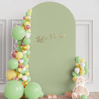 7.2FT Arch Backdrop Cover Sage Green Arch Covers Stretchy Backdrop, alternate view 3