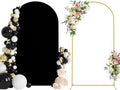 7.2FT Arch Backdrop Stand and Cover Set, Arch Stand with Black Cover
