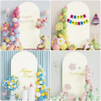 7.2FT Arch Backdrop Stand and Cover Set, Arch Stand with Ivory Cover, alternate view 5