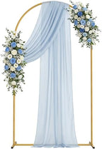 7.2FT Arch Backdrop Stand, Metal Gold Wedding Arch Frame, Balloon Arch Stand for Wedding, Birthday, Ceremony