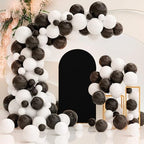 7.2FT Arch Covers, Black Arch Backdrop Cover, Cover Only in 7.2FT in Black, alternate view 3