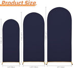 7.2FT Arch Covers, Dark Blue Arch Backdrop Cover, Cover Only in 7.2FT in Dark Blue, alternate view 2