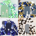 7.2FT Arch Covers, Dark Blue Arch Backdrop Cover, Cover Only in 7.2FT in Dark Blue, alternate view 4