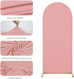 7.2FT Arch Covers, Light Pink Arch Backdrop Cover, Cover Only in 7.2FT in Light Pink, alternate view 5