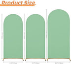 7.2FT Arch Covers, Mint Green Arch Backdrop Cover, Cover Only in 7.2FT in Mint Green, alternate view 2