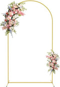 7.2FT Gold Metal Arch Backdrop Stand Wedding Balloon Background